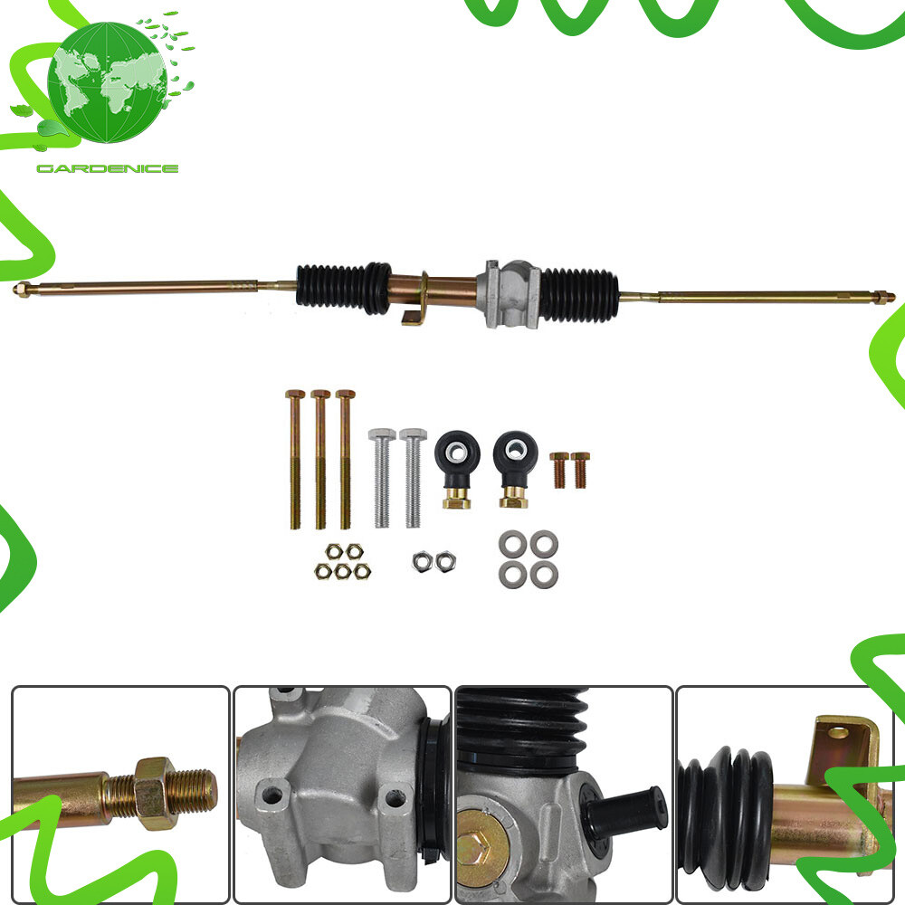 Steering Rack & Pinion – Fits Polaris Ranger 800, 900, Crew (1823795, Front, Yellow)