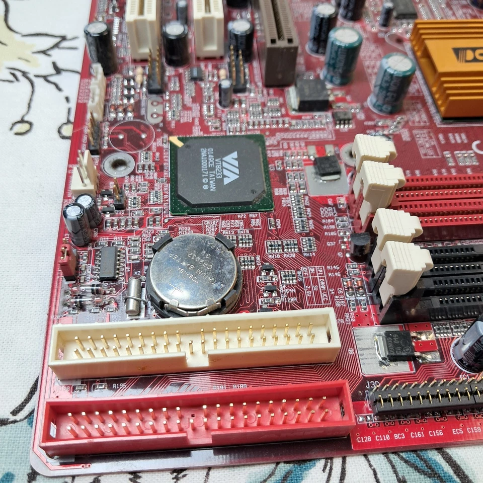 Legacy E206922 PS-1 Motherboard PCChips/Hsin Tech M927LR V1.1 w Fan, PCI Adapter - Image 2 of 4