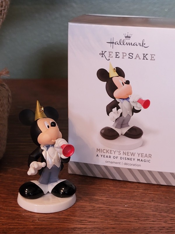 Hallmark Ornament   - "MICKEY'S NEW YEAR" A YEAR OF DISNEY MAGIC