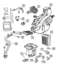 Genuine Mopar Blower Motor Resistor 5019189AA