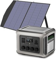 Allpowers R2500 Solargenerator 2016Wh Mit 100W Solarpanel FüR Stromausfall