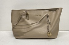 Borsa grande donna Michael Kors in pelle saffiano marrone