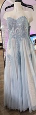 Say Yes to the Prom Strapless Embellished Corset Ballgown, Sz 9