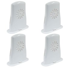 Acoustic Guitar Soundhole Humidifier with Sponge, 4pcs Silent Running White