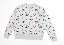 Womens UK 10 Regular Disney Ivory Pullover Sweatshirt