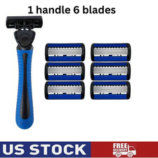 6pcs MACH 3 Men s Razor Blades Refill Replacment Comfortable Shave Trimmer US 1.11 per gallon