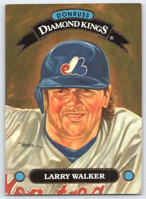 1993 Donruss #DK-6 Larry Walker Montreal Expos