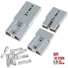 6-10 Gauge Battery Quick Connector Kit, 4 Plugs, 50A 12-36V Quick Disconnect