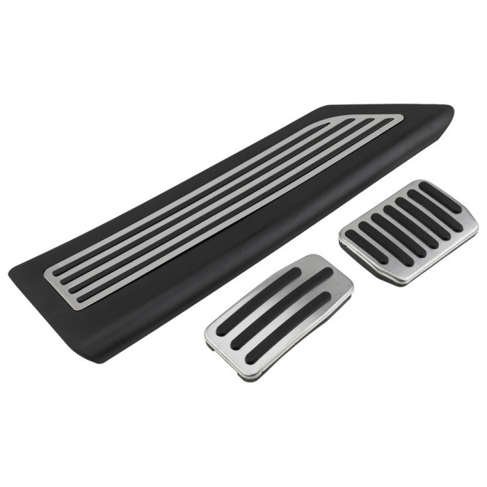 Kit protection pédales Tesla Model 3 Y : couvre pédale accélérateur frein alu