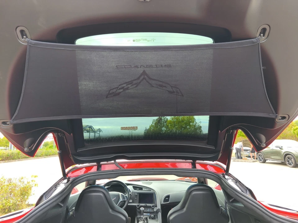 Capa de segurança para porta-malas de carga para Chevrolet CORVETTE C7 2014-2019 nova - Imagem 3 de 4