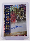 ALLEN IVERSON 2025-26 TOPPS FINEST MASTERS AUTO RED BLACK GEO 10/10 76ERS Q3893