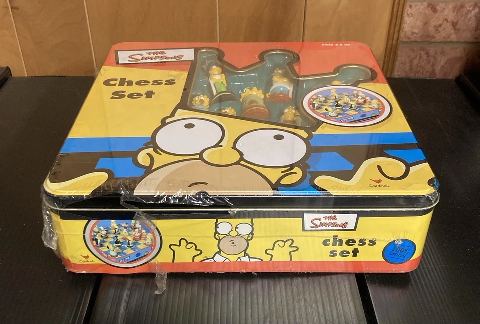 Vintage Simpsons Chess Set Still Factory Sealed! - Image 4 of 4