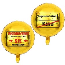 Luftballons 2 St&uuml;ck, Alles Gute zur Jugendweihe &ndash; Partyzubeh&ouml;r und Festdeko