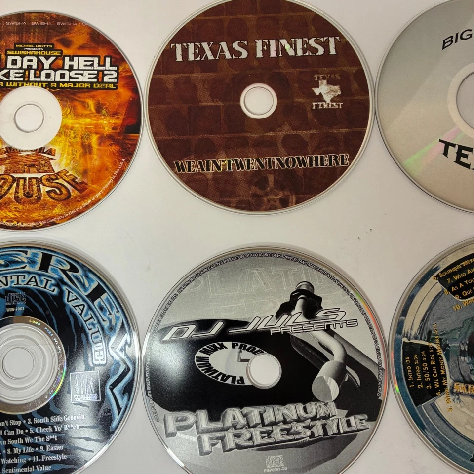 Various Texas Hip Hop Freestyle Rap 7 CDs 2001-03 DJ Screw Swisha SPM Lot 1 READ - Image 3 of 4