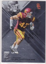 2017 Panini Elite Draft Picks Football Clay Matthews #20