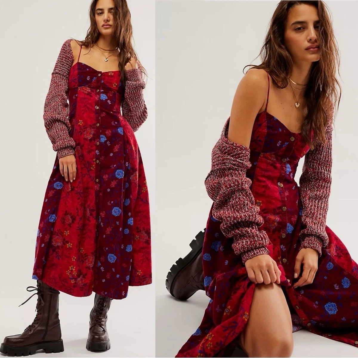 Red Dresses Fit & Flare Dress for Sale - eBay