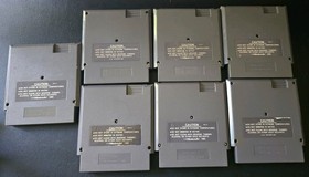 Nintendo NES Game Cartridge Lot 7 - Dick Tracy, Conflict & More!