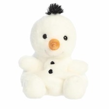Aurora Festive Palm Pals Freeze Snowman Plush, White, 5 Inches, Collectible