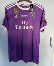 CRISTIANO RONALDO 2017/18 CHAMPIONS LEAGUE FINAL LARGE ADULT REAL MADRID SHIRT