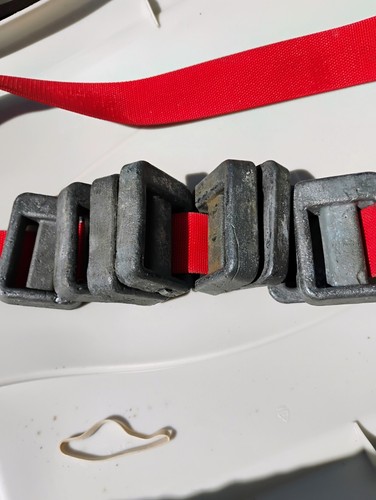 Vintage US divers Skin Diving Scuba Lead 8 Weights Aqua-lung