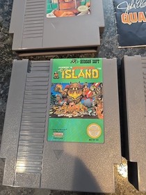 Lot of 8 Nintendo NES Games, Punch-Out, Adventure Islans, Pac Man, Etc