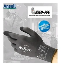 🆕 ANSELL HYFLEX 11-840 Work Cool GLOVES PPE Industrial Safety Glove Size Large 