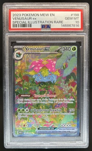 2023 Pokemon SV 151 Venusaur ex Special Illustration Rare #198/165 PSA 10