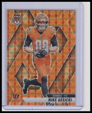 2025 Panini Mosaic #36 Mike Gesicki Mosaic Orange #/199