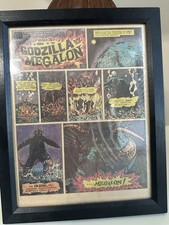 Godzilla vs. Megalon 1976 Cinema Comic Book 4 Page Original Great Condition