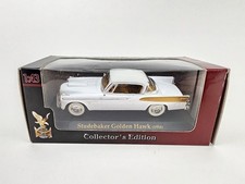 1958 White Studebaker Golden Hawk 143 Diecast Model Car By Road Signature Box