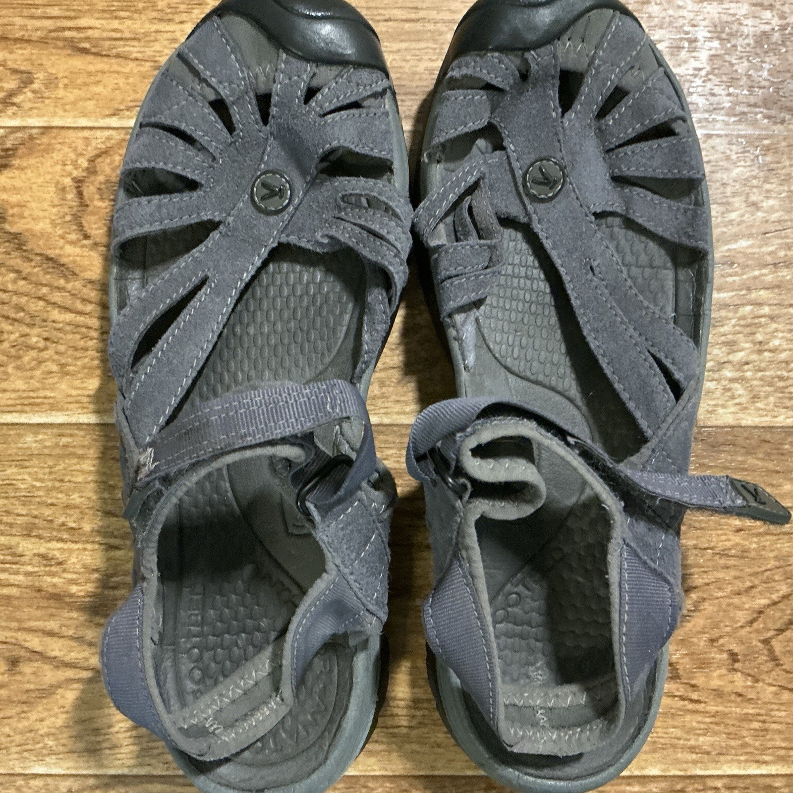 Scarpe sandali Keen Rose slingback grigio argento donna taglia 9 5 outdoor passeggio