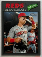2026 Topps Heritage MATT McLAIN #252 Dark Gray Border Cincinnati Reds SP