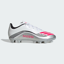 ADIDAS F50 MESSI ELITE FG J KIDS Cloud White/LUCID RED/SILVER Soccer JP7451