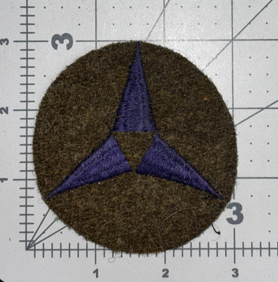 WW 1 AEF 3rd Corps Patch Inv# K8749