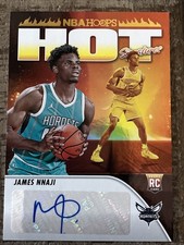 2023-24 Panini NBA Hoops - Hot Signatures Rookies James Nnaji #HSR-JI (AU, RC)