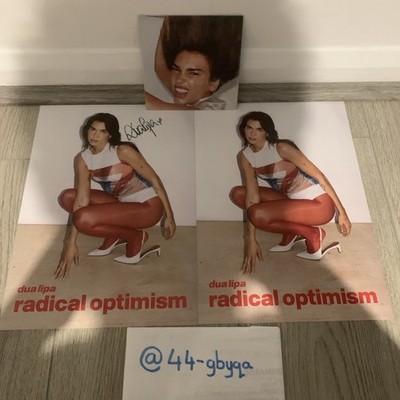 Dua Lipa Radical Optimism Alt Art CD & Signed / Non-signed Autographed Poster