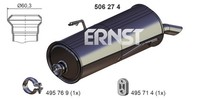 EndschalldäMpfer NachschalldäMpfer Ernst 506274 FüR Peugeot 206 2LKFWA 2MKFWA