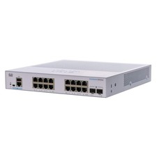 Cisco CBS350-16T-2G 16-Port Gigabit Managed Switch with SFP (NA) | Refresh