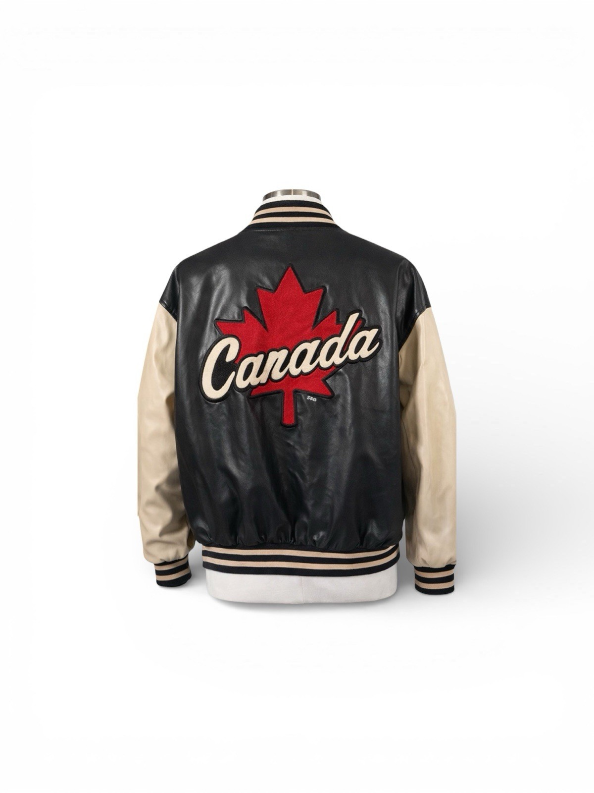 Canada Maple Leaf Varsity Jacket Large Letterman … - image 5
