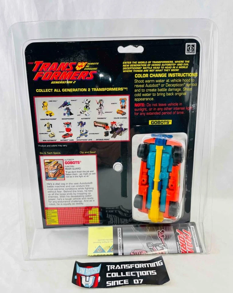 Transformers Original G2 1992 Autobot Gobots MISB Sealed - Image 2 of 2