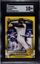 2025 Bowman Prospects Leo De Vries Yellow Border /75 BP-59