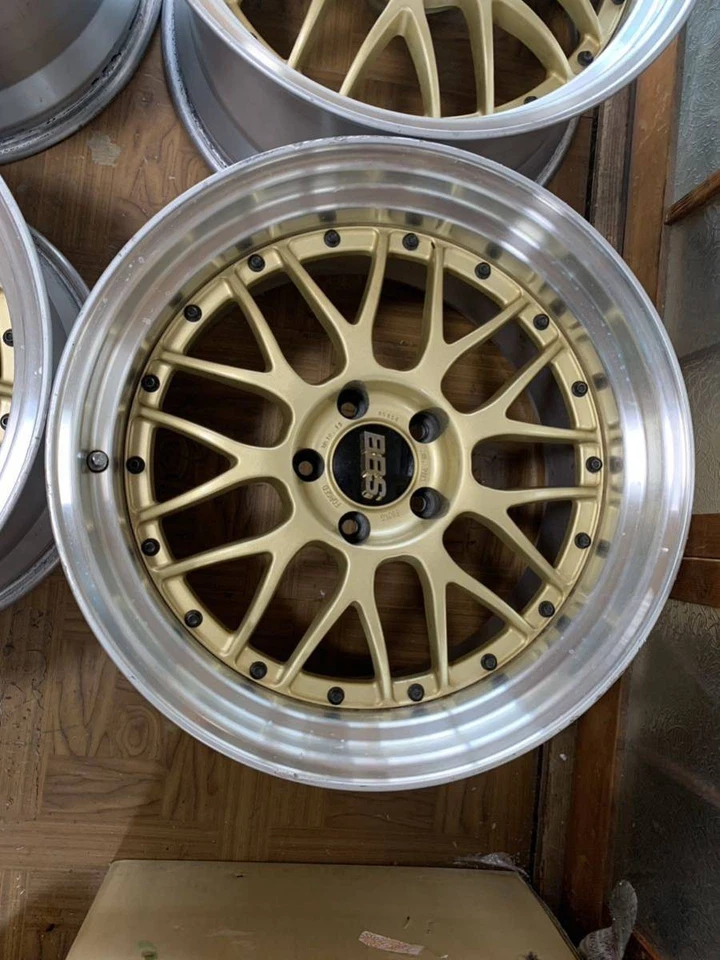 JDM bnr32 bcnr33 bnr34 gt-r gtr bbs RS 1810J apagado 15 pcd114.3 5 agujeros 4 sin neumáticos Foto 3 de 4