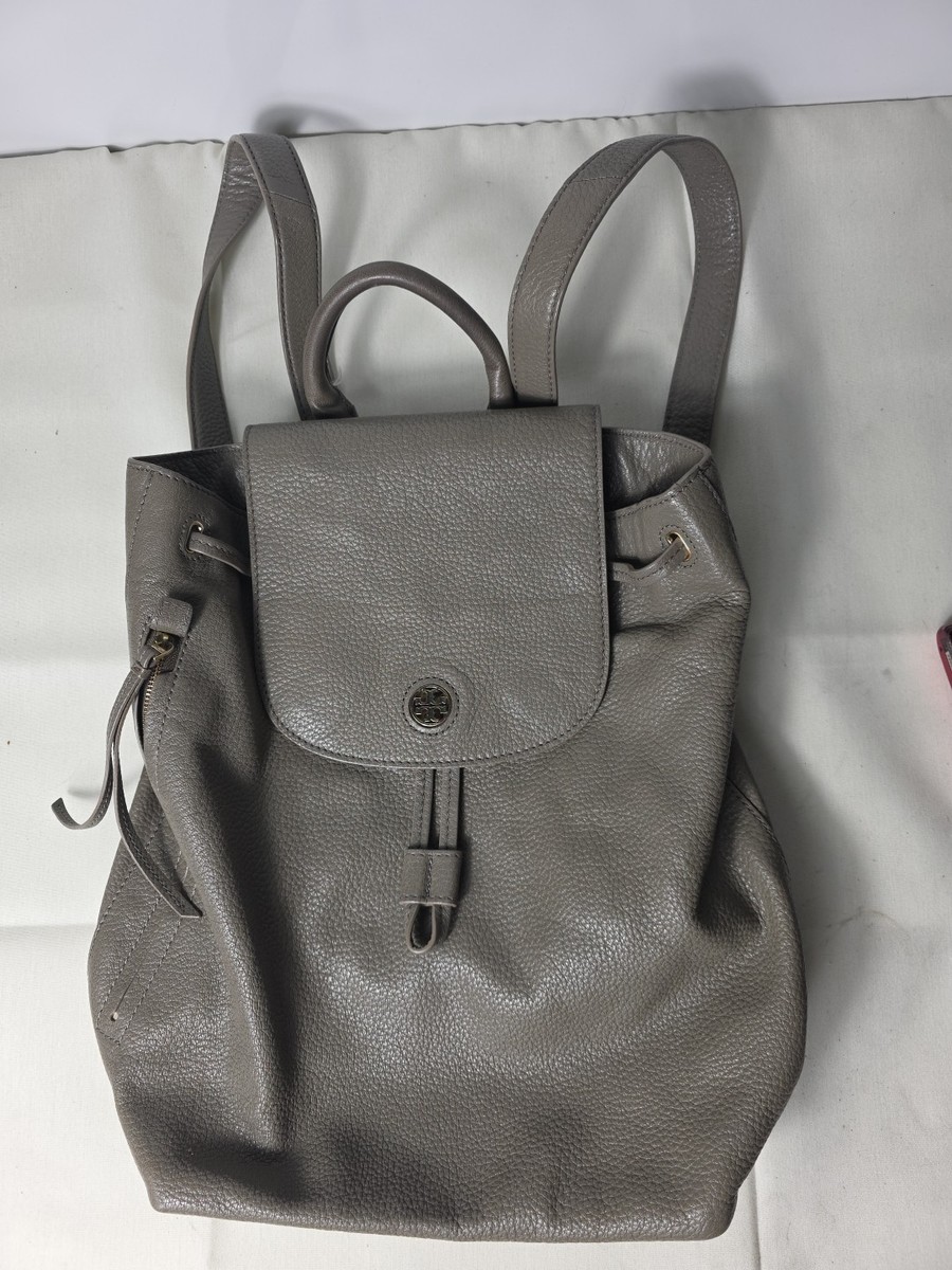 Tory Burch Landon Flap Large Backpack in Pebbled Leather  display picture 3