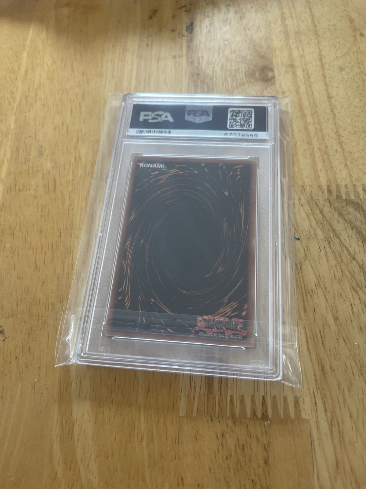 2002 Yu-Gi-Oh! Gaia the Dragon Champion LOB-125 Secret Rare 1st Edition PSA 9 view 2