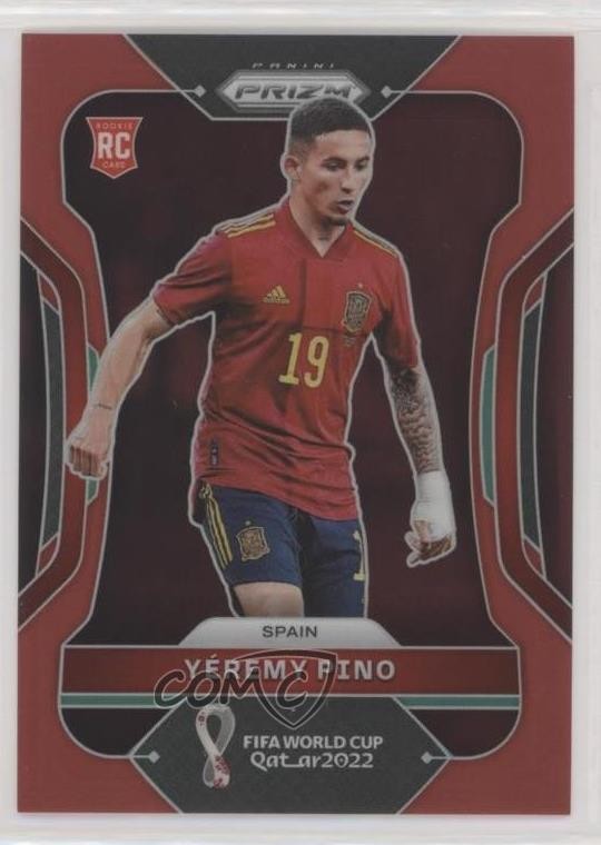 2022 Panini Prizm World Cup Qatar Red Prizm 33/399 Yeremy Pino #229 5b1