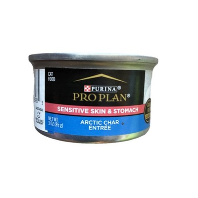Purina Pro Plan Wet Cat Food, Sensitive Skin/Stomach Artic Char 24x3oz Cans
