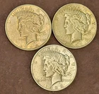 3 Better Date Silver Peace Dollars 1925S 1927D 1935S