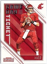 2018 Panini Contenders Draft Picks #18 Luke Falk Game Day Ticket