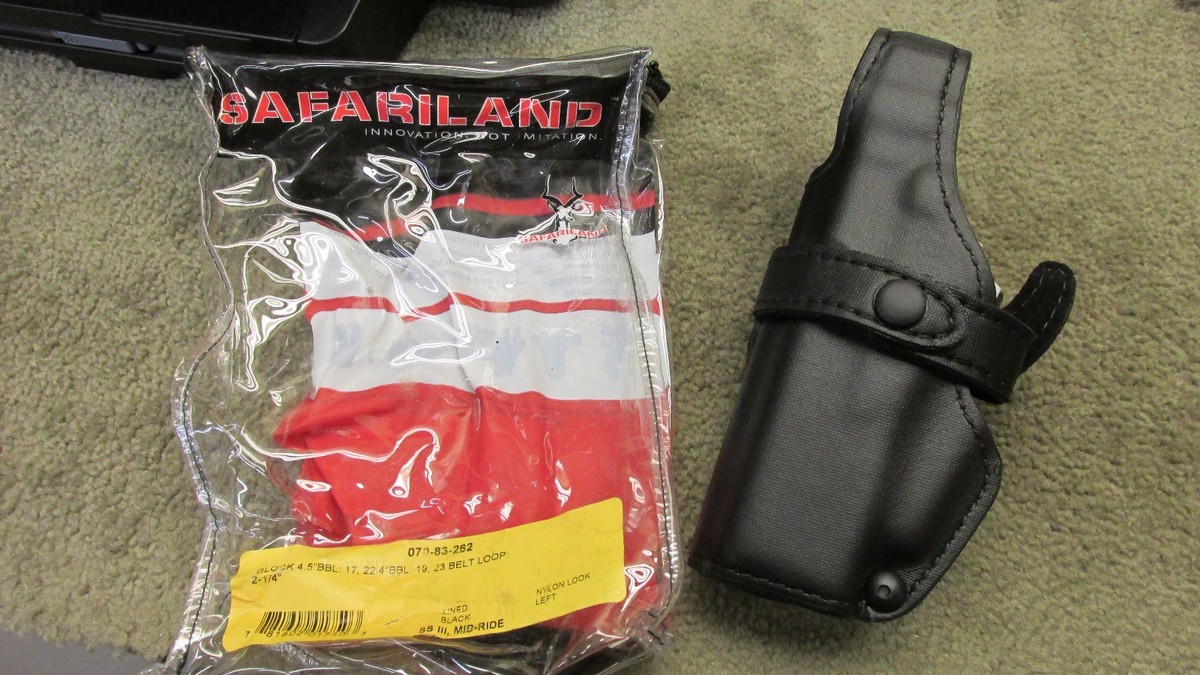 Safariland 070-83-262 SS III Mid Ride Holster Nylon Look Left