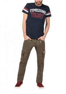 Timezone Cargohose   Regular Roger TZ   Sludge green